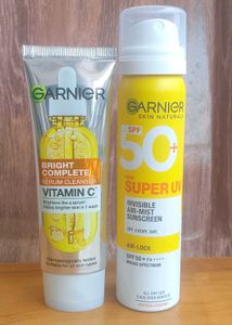 Garnier Sunscreen & Cleanser