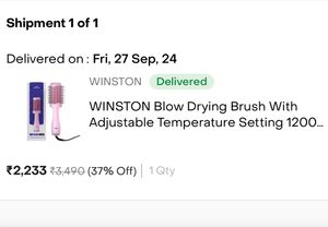 Winston Blow Drying Brush Pink