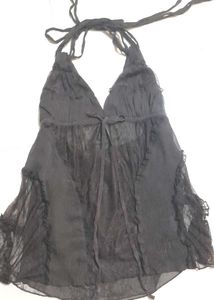 Gothic Brown Lace Top
