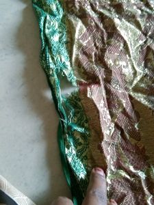 Elegant Red &amp; Gold Sari