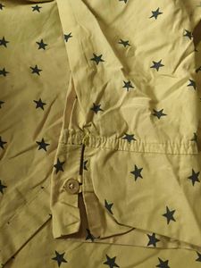 Yellow Star Print Shirt