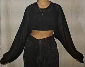 Bold Boucle Bolero Cardigan Top