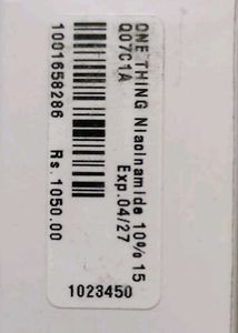 One Thing Niacinamide 10% 10ml Sample