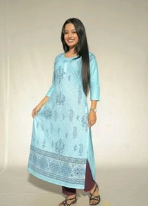 Elegant Light Blue Kurta