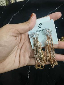 Sparkling Tassel Earrings