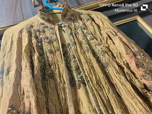 Embroidered Ethnic Suit With Dupatta