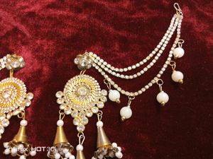 Golden Jhumka Earrings