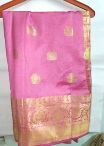 Pink Silk Saree