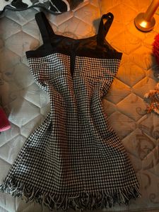 Houndstooth Mini Dress