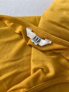 AND Yellow Peplum Top