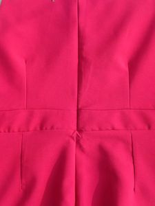 Chic Red Sleeveless Jumpsuit