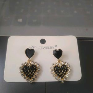 Heart Drop Earrings