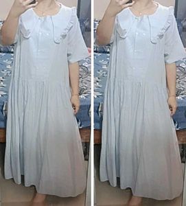 RUFFLE COLLAR DRESS