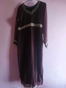 Brown long kurti