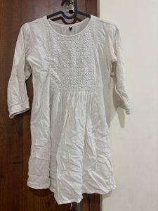White Embroidered Tunic