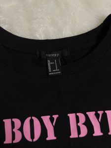 Forever21 Black Crop Top