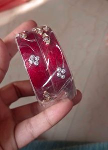 Maroon Bangles For Girl