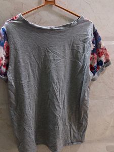 Vibrant Floral Sheer Top