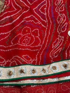 Red Chunri Sareee