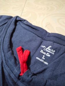 Red &amp; Blue Cotton Tshirt