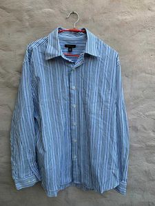 Van Heusen Striped Blue Shirt