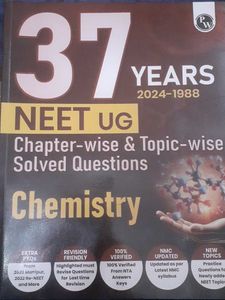 NEET UG Chemistry - 37 Years
