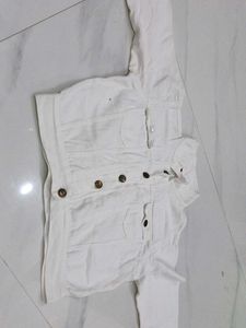 White Denim Jacket