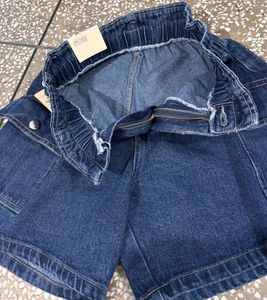 New Denim Cargo Shorts