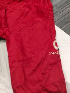 Red Casual Shirt
