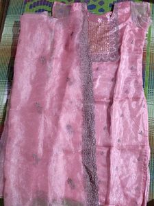 Pink Organza Salwar Kameez