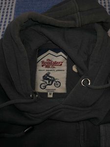 Grey Hoodie with Pocket Detail