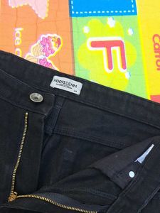 Black Straight Leg Jeans