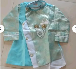 Partywear Sherwani Aur Kurt Pejama Set