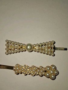 Beautiful Pearl Hair clips