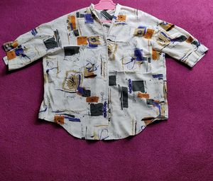 Vintage Patterned Blouse
