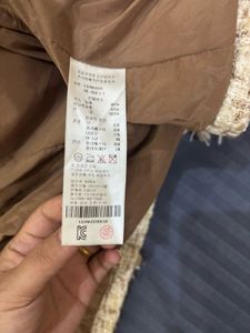 Elegant Tweed Pearl Jacket Blazer