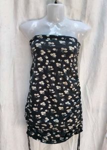 Floral Tube Mini Dress