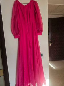 Pink Flowy Dress