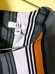 Sunset Striped Sleeveless Dress