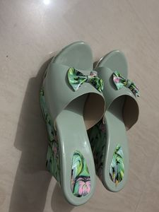 Floral Wedge Heels
