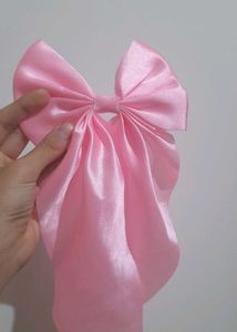 Pink Hair Bow Clip 🎀