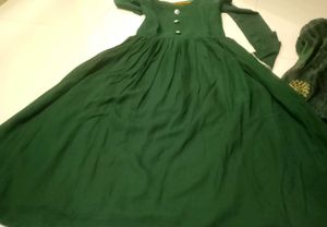 Green Anarkali