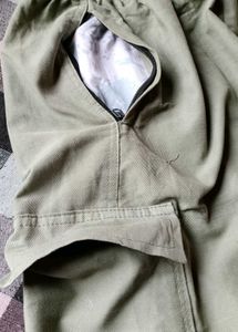 Khaki Cargo Skirt