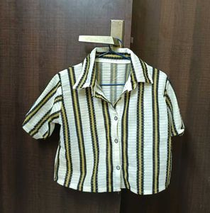 Striped Crop Top
