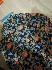 black floral top