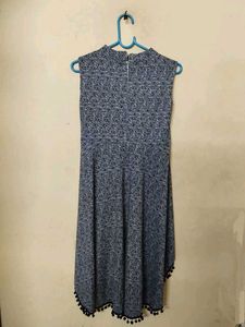 Black Grey And White Mixed Dress