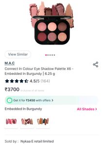 Mac X6 Eyeshadow Palette