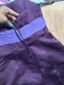 Purple Linen Dress