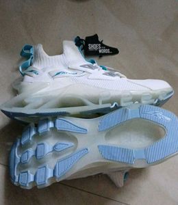 Snazzy White Shoes - UK Size 11