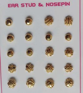 22C Gold Mix Stud